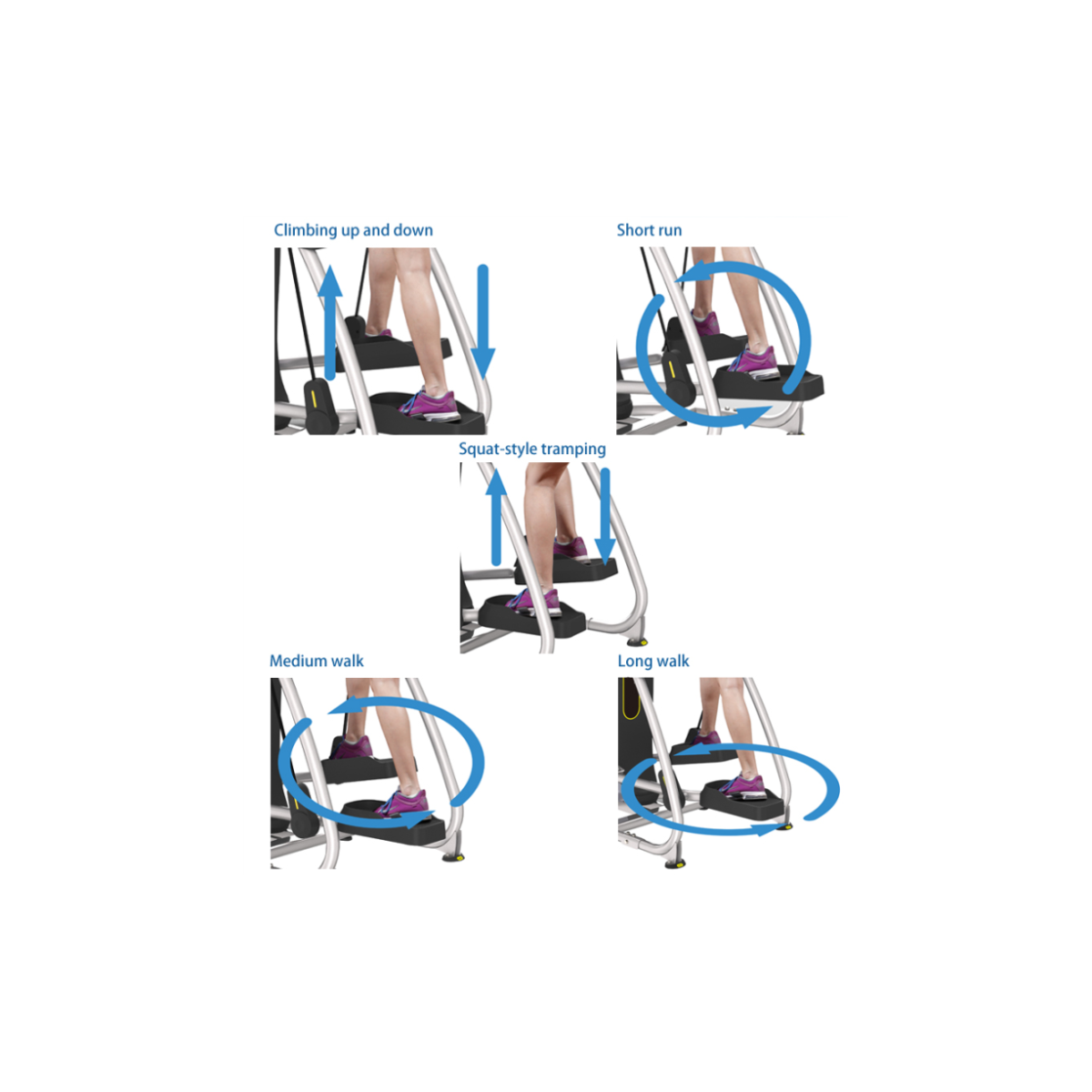 ЭллиптическийтренажерUltraGymCrosslex1